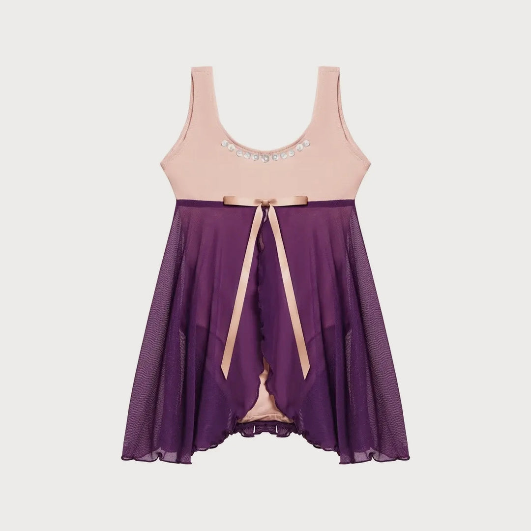 Tutulamb Sweet Juliet Mulberry Purple Empire Dress