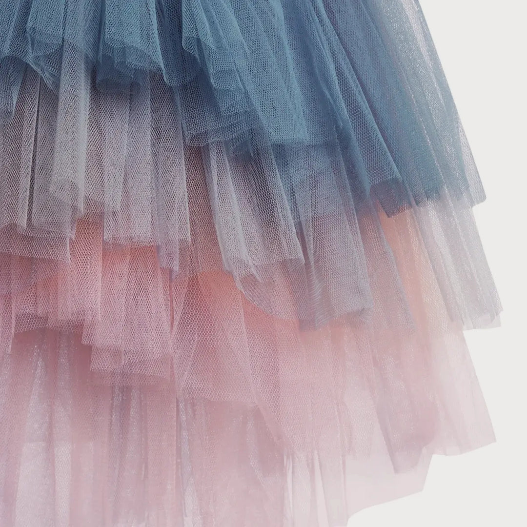 Tutulamb Waltz Bluebell Asymmetric Tutu Skirt